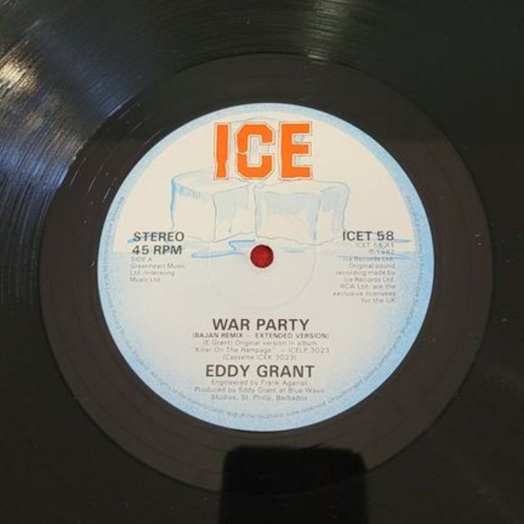VINTAGE 1983, EDDY GRANT, WAR PARTY 12" E.P.!!! - Picture 2 of 6